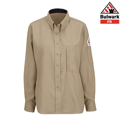 camisa mujer ignifuga Bulwark FR en HIMA