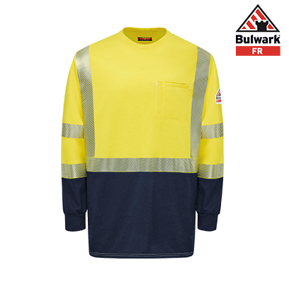 polera alta visibilidad Hombre ignifuga Bulwark FR en HIMA
