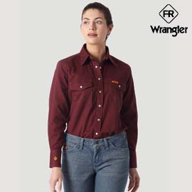 Ropa EPP, Camisa FR Wrangler que soporta el fuego PARA Mujer