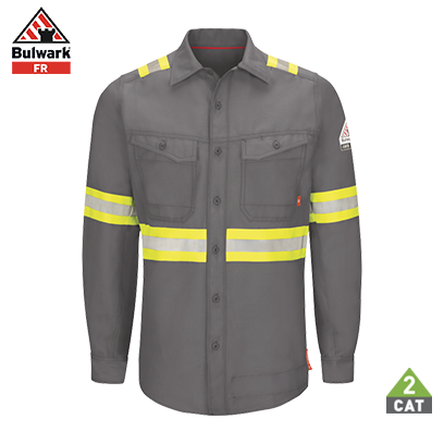 Camisa Hombre ignífuga Bulwark FR QS50